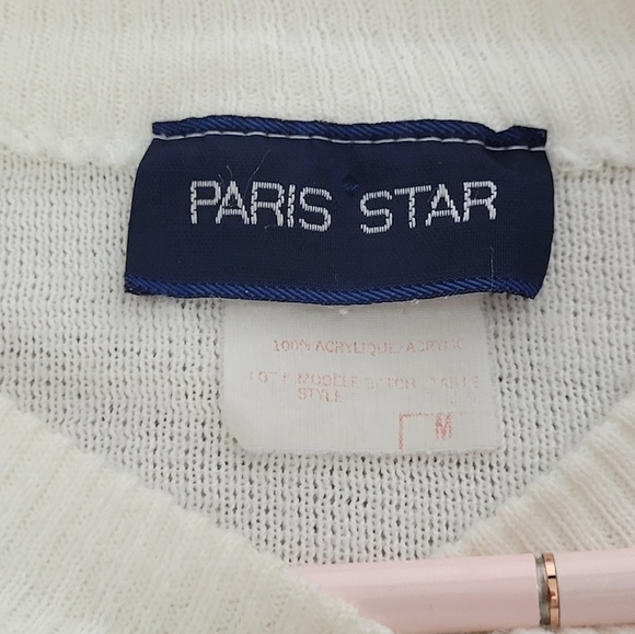 VINTAGE Paris Star Knit Sweater - Picture 5 of 9